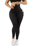 Corset Leggings Soft Body Shaper with Pockets