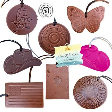 Leather Air Freshener for Car or Home