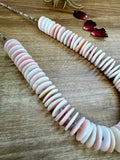 26" Pink Conch Necklace