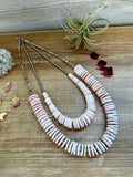 26" Pink Conch Necklace