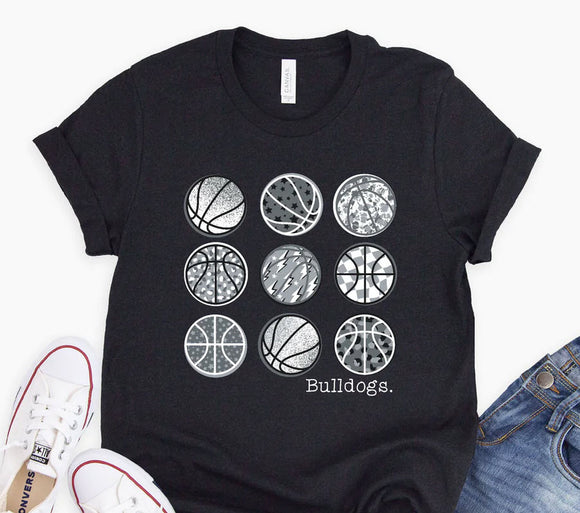 Howe Bulldogs Basketball Multi Toddler/Youth Tshirt