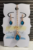 Teardrop Necklace and Earring Set
