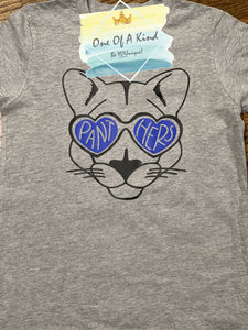 Van Alstyne Panther Heart Sunglasses Onesie/Toddler/Youth Tshirt