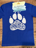 Van Alstyne Panthers Paw Onesie/Toddler/Youth Tshirt