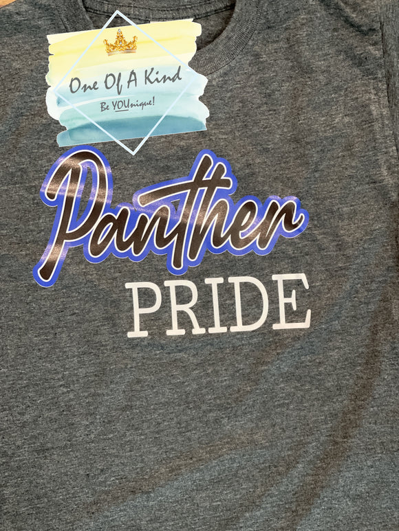 Panther Pride Script Onesie/Toddler/Youth Tshirt