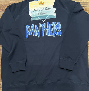 Panther Faux Sequin Adult Sweatshirt