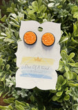 School Spirit Druzy Stud Earrings