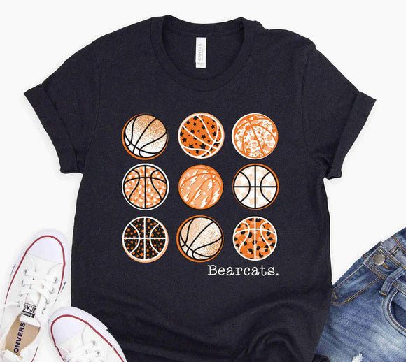 Pilot Point Bearcats Basketball Multi Toddler/Youth Tshirt