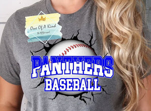 Van Alstyne Panthers Baseball Tshirt