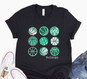Tioga Bulldogs Basketball Multi Toddler/Youth Tshirt
