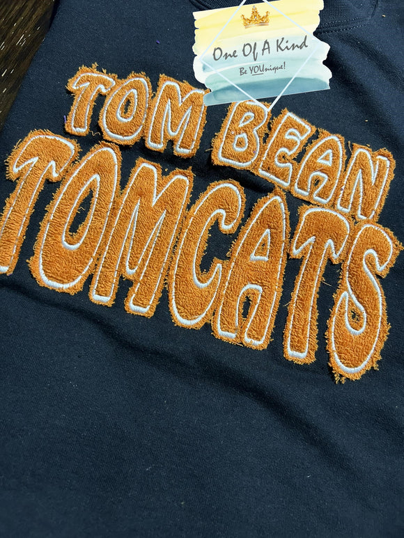 PRE-ORDER Raggedy Chenille Tom Bean Tomcats Adult Sweatshirt