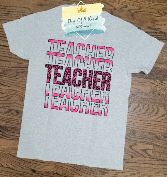 Repeating Teacher Tshirt