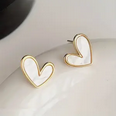 Heart Shape Stud Earrings