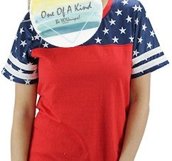 4th of July Stars and Stripes Top