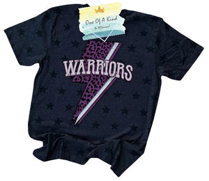 Warriors Lightning Bolt Mascot Onesie/Toddler Tshirt