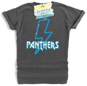 Van Alstyne Panthers Neon Lightning Bolt Tshirt