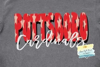 Pottsboro Cardinals Star Word Toddler/Youth Tshirt
