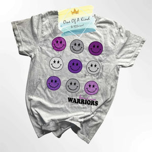 Bonham Warriors Retro Smiley Toddler/Youth Tshirt