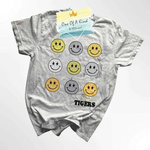 Whitewright Tigers Retro Smiley Toddler/Youth Tshirt