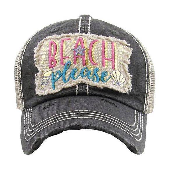 Beach Please Cap - ONE OF A KIND