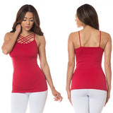 Seamless Triple Criss-Cross Cami - ONE OF A KIND