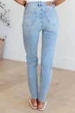 Mid Rise Control Top Distressed Skinny Jeans