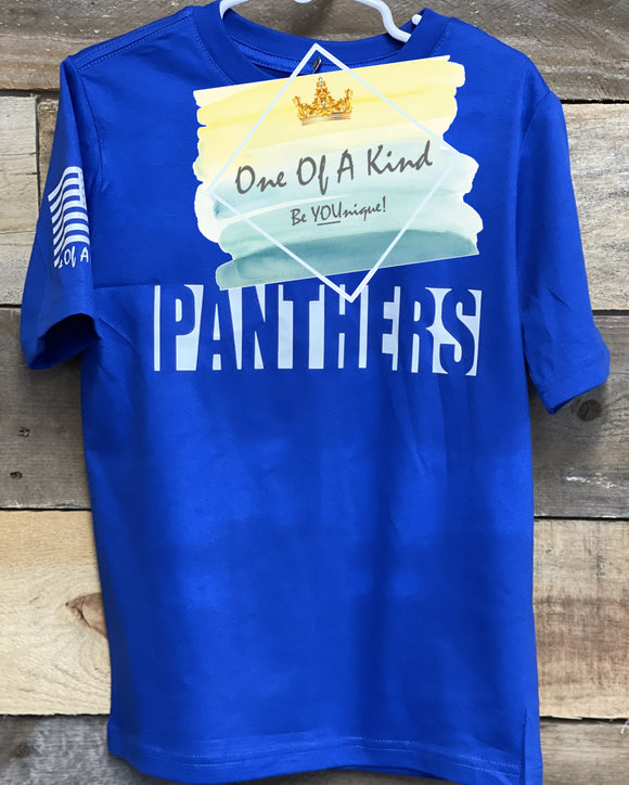 Panthers Block Letter Onesie/Toddler/Youth Tshirt