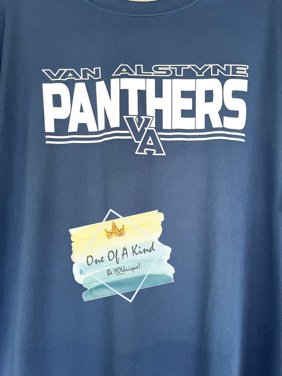 Van Alstyne Panthers Logo Mens Dri Fit Shirt