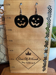 Metal Pumpkin Earrings