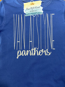 Van Alstyne Skinny Panther Script Onesie/Toddler/Youth Tshirt