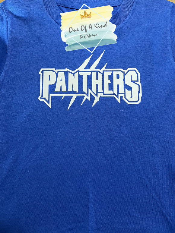 Panthers w/ Claw Mark Onesie/Toddler/Youth Tshirt