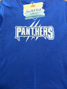 Panthers w/ Claw Mark Adult Tshirt