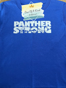 Panther Strong Cutout Panther Onesie/Toddler/Youth Tshirt