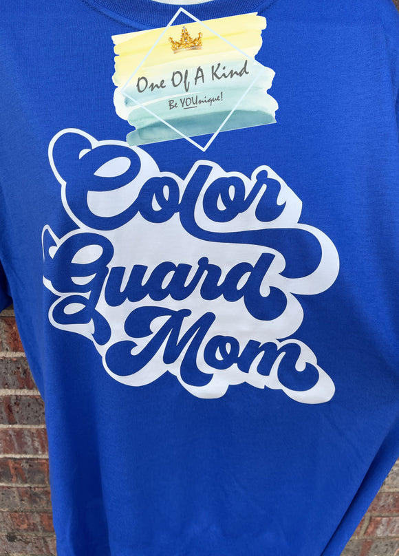 Retro Color Guard Mom