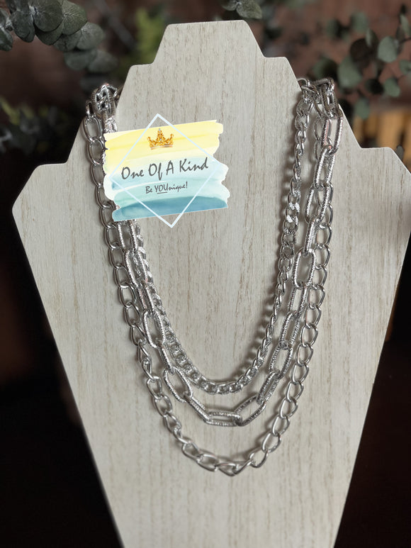 3-strand Layered Chain Necklace