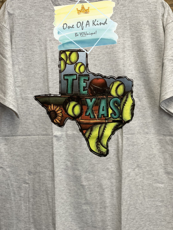 Texas Softball Tshirt