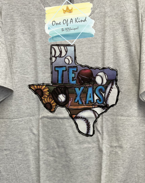 Texas Baseball Tshirt