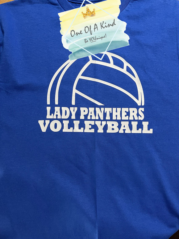 Van Alstyne Lady Panthers Volleyball Onesie/Toddler/Youth Tshirt