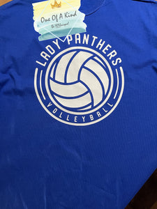 Van Alstyne Lady Panthers Circle Volleyball Tshirt