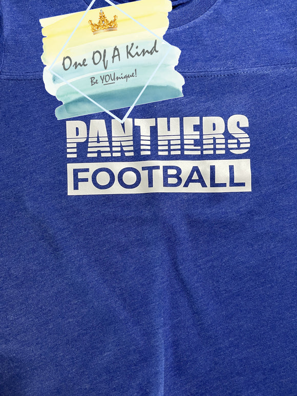 Van Alstyne Panthers Lined Football Onesie/Toddler/Youth Tshirt