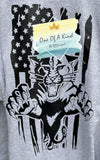 American Flag Panther Tshirt
