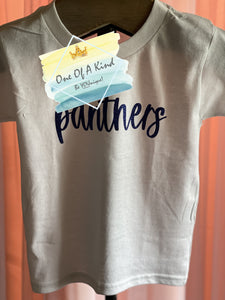 Van Alstyne Panther Glitter Onesie/Toddler/Youth Tshirt