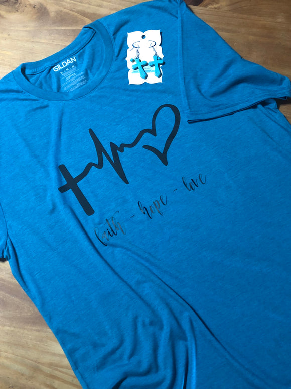 Faith Hope and Love Tshirt