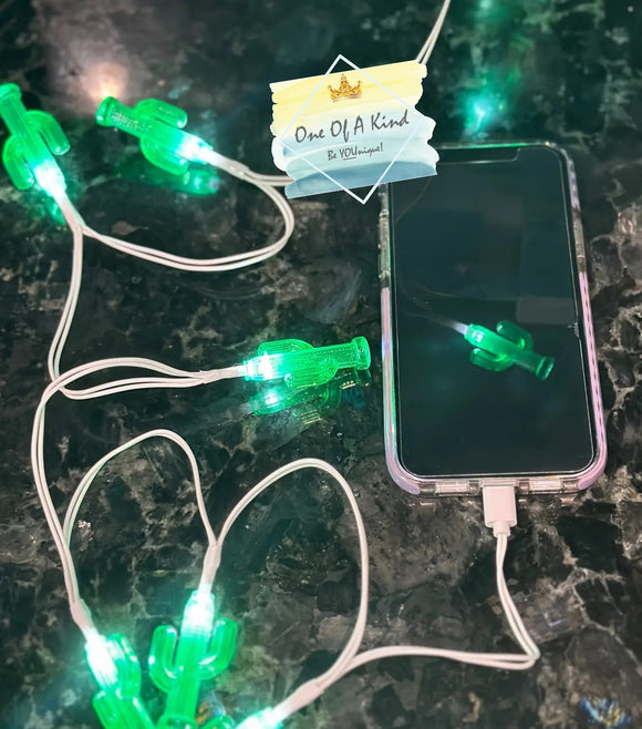 USB LED Light Up Phone Charger