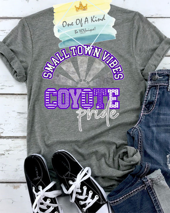 Small Town Coyote Pride Windmill Toddler/Youth Tshirt
