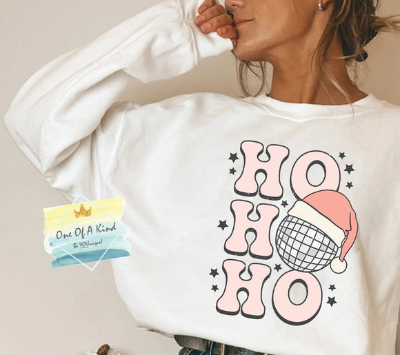 Disco Ho Ho Ho Adult Sweatshirt