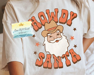 Howdy Santa Adult Sweatshirt