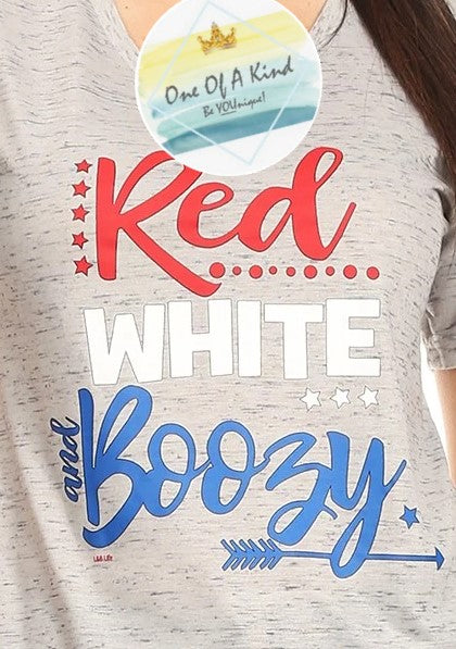 Red White & Boozy Tshirt