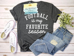 Football Is My Favorite Season Tshirt