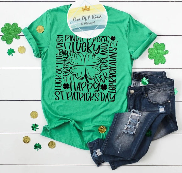 St. Patricks Day Shamrock Tshirt
